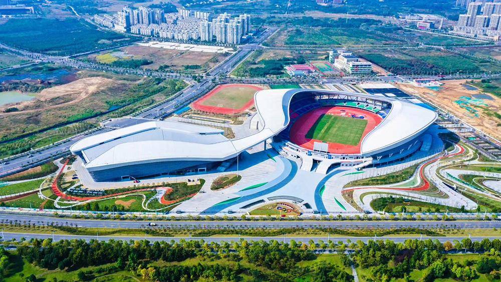 三森精品-六安体育中心丨以足球精神建优质工程